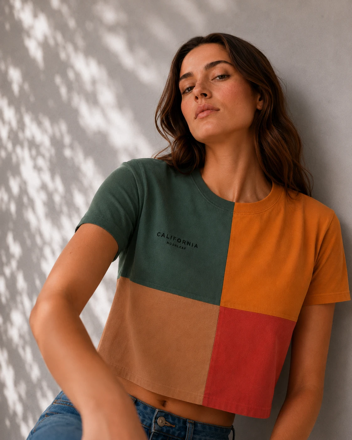 California Colorblock Top